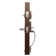 Handleset with Single Cylinder Deadbolt and Door Lever and Rosette