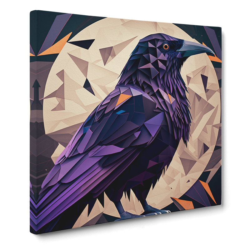Raven Geometric - No Frame Print, 50cmH x 50cmW