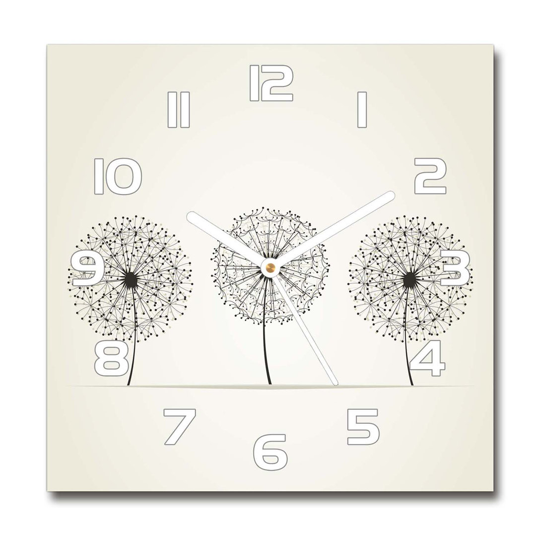 Analoge Wanduhr Dandelions 60 cm Geräuschlos