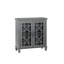 Armoire d'appoint en bois, armoire de rangement avec tablettes
