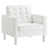 White Faux Leather selected