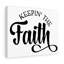 Keepin the Faith 1 Piece Wrapped Canvas Wall Art-545817874