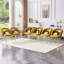 Ensemble de 4 chaises de salle à manger en velours avec chaînes et chaises à bulles-684130518-684130519
