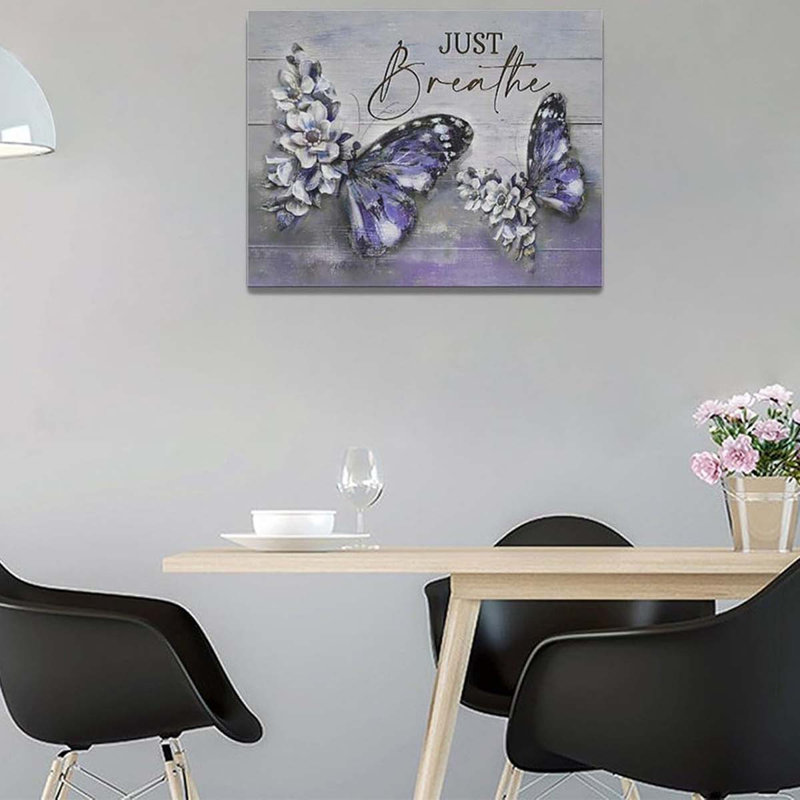 Wrapped Canvas Print, Purple