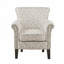 Chaise rembourrée en rayonne avec 4 pieds-2122657414