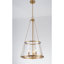 Luminaire suspendu pour îlot de cuisine 3 lumières avec verre conique-345672044