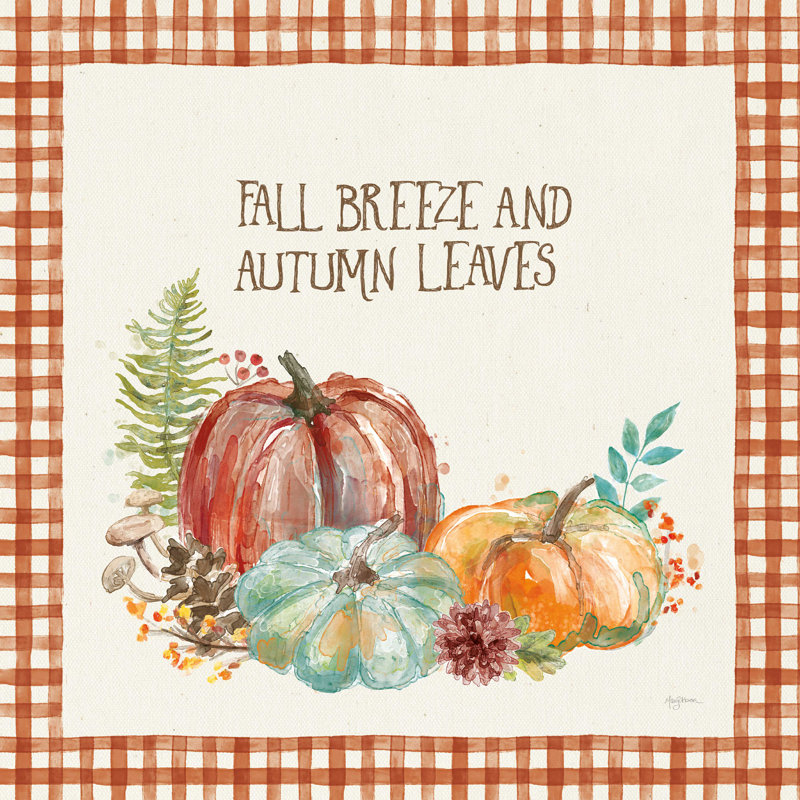 " Fall Breezes " by Mary Urban, 36" H x 36" W x 1.25" D