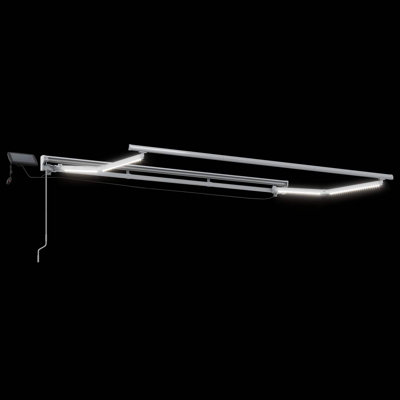 VidaXL Polyester Cover Retractable Patio Awning