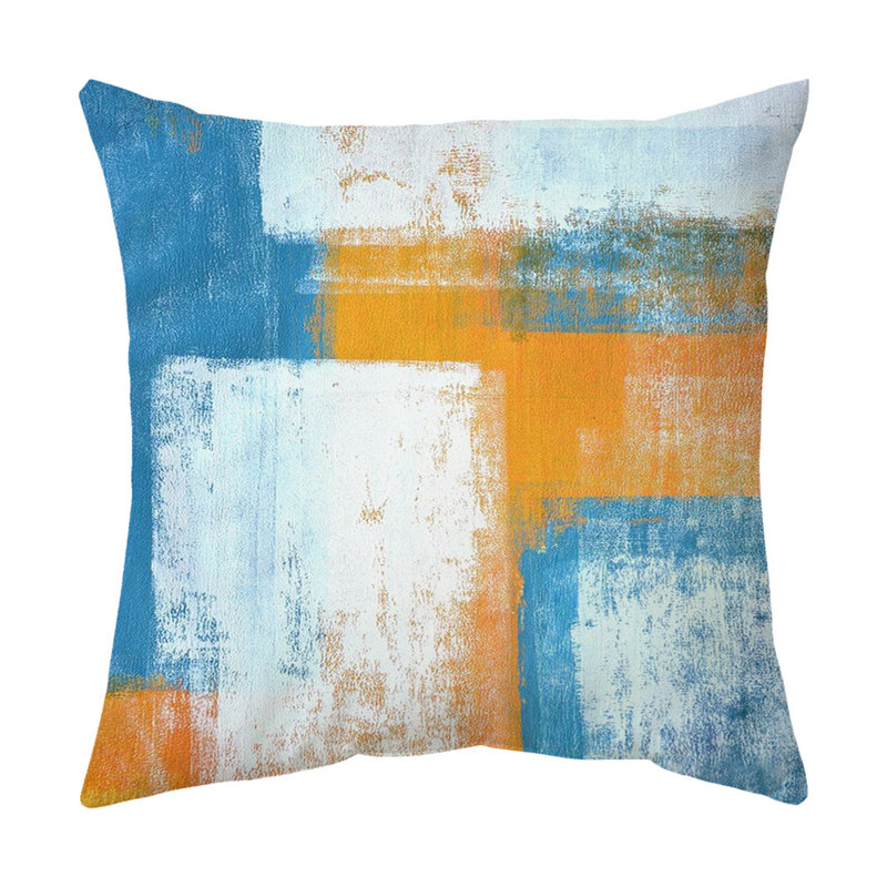 Haubrich Abstract Square Cushion Cover