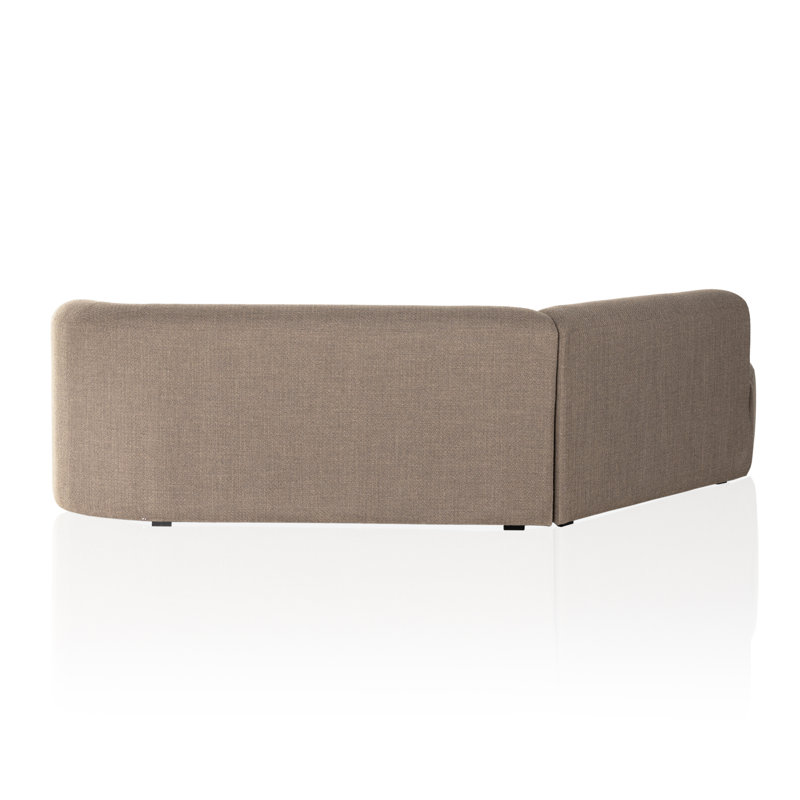 Sanda 105.5" Wide Sofa & Chaise, Left Hand Facing, Gibson Mink Polyester Blend