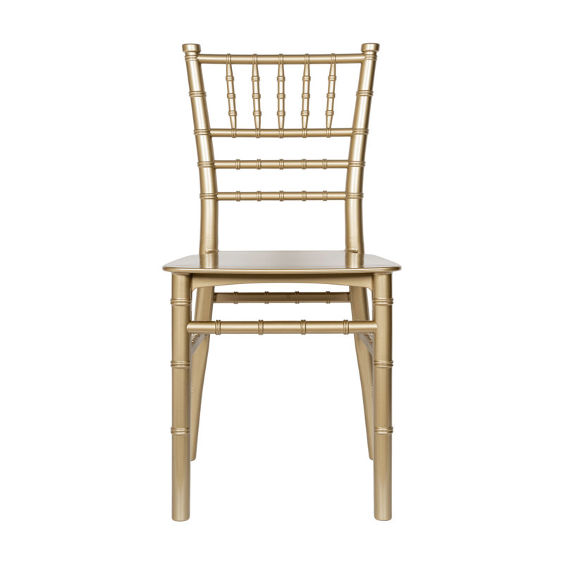 Gemma Children's Resin Party and Event Chair, Gold