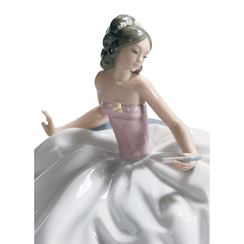 At the Ball Woman Figurine