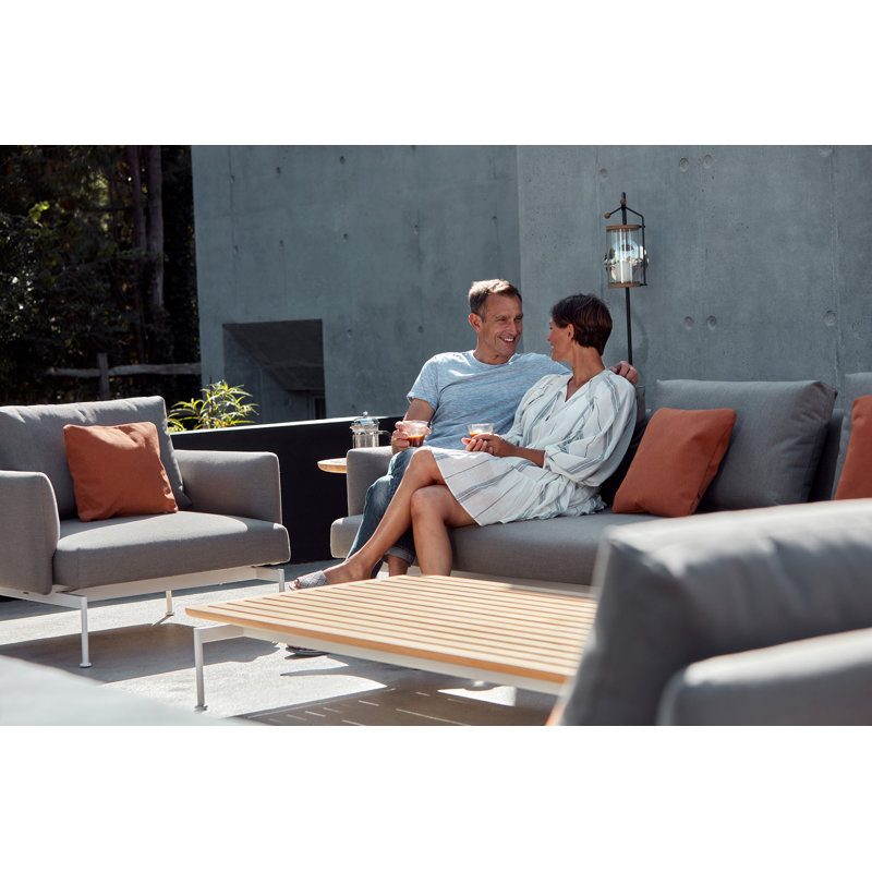 Layout Round Side Table, Arctic White