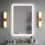 Aura 24? Rectangular Lighted Led Mirror With Defogger, Built-In Dimmer, And Adjustable Brightness-551072276-551072275-550959761