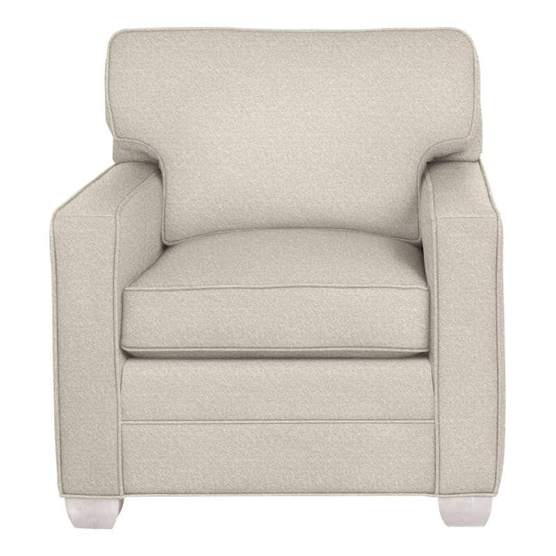 Chaise Hillcrest 37 ", Nadia vapeur, Gris tourterelle