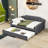 Basilina Full Size Upholstered Daybed with Trundle