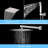 10 inch Rainfall Shower Faucet with Tub Spout High Pressure Shower Head-96149449