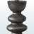 Elizabeth Standard Resin Table Lamp in Gray and Linen Shade, 27.89'' H X 15.82'' W X 15.82'' D