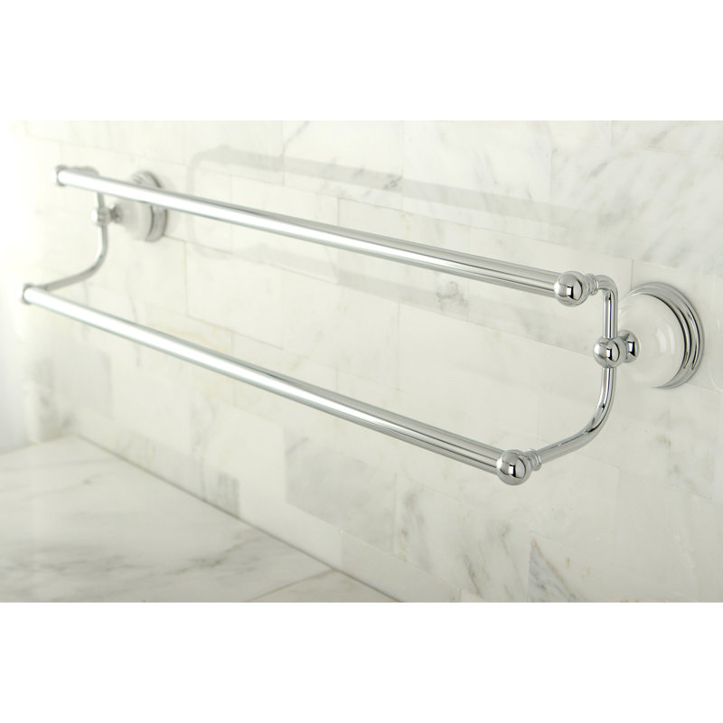 Kingston Brass Victorian 24-Inch Dual Towel Bar, Polished Chrome