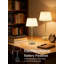 Lampe de table rechargeable sans fil avec abat-jour en tissu - pile 5200Mah, commande tactile à intensité variable, lumière sans fil portable pour la chambre à coucher, le salon, le bureau, le patio et l'extérieur