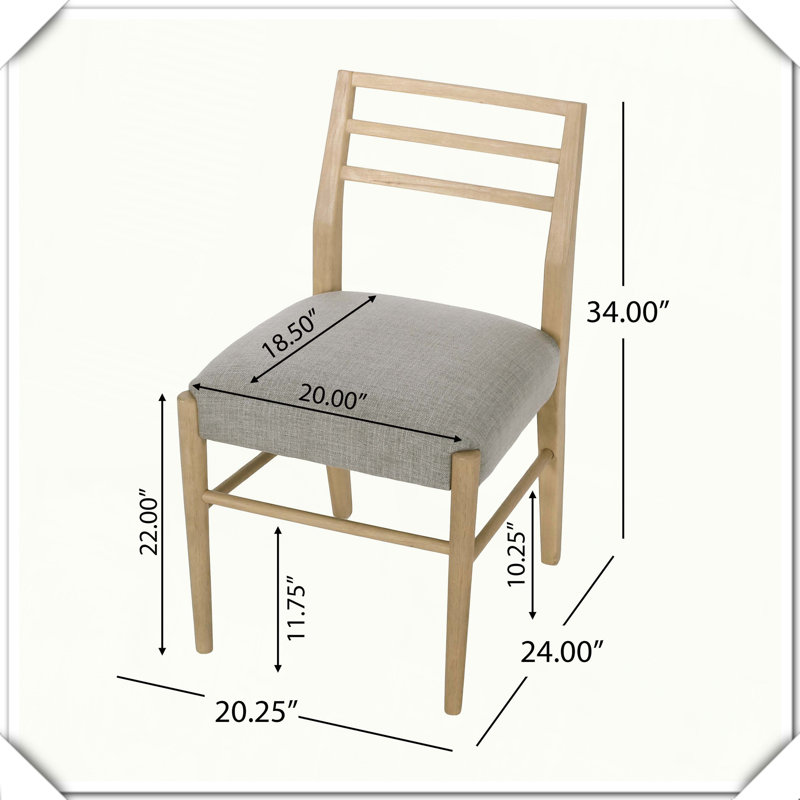 Ensemble de 2 chaises de salle à manger confortables et pratiques