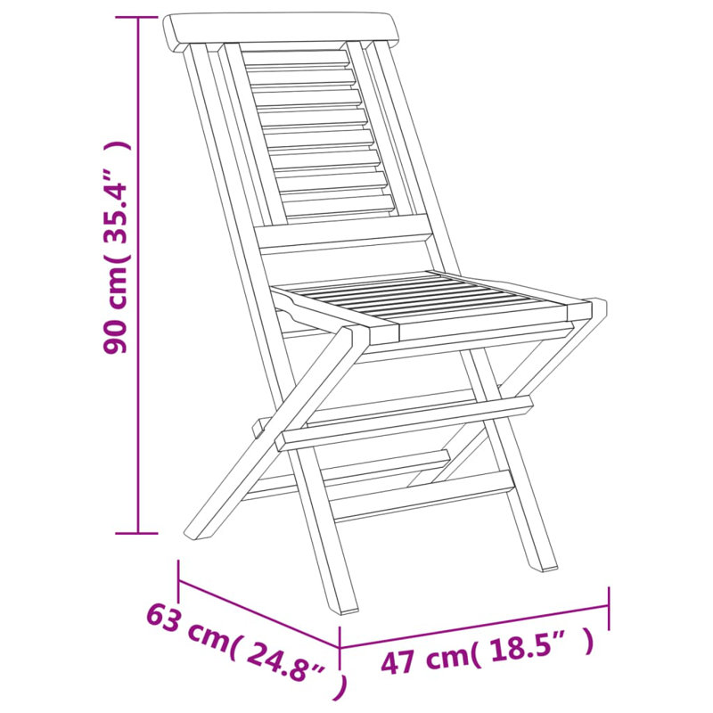 Grahamtown Folding Patio Dining Armchair