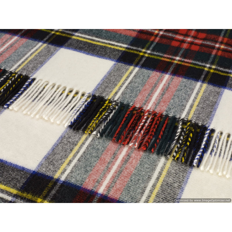 Couverture en laine Tartan