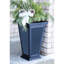 Ensemble de pots à fleurs en plastique 2 pièces