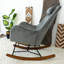 Chaise berçante en velours Chelsea-494675535