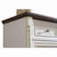Commode 10 tiroirs pour chambre à coucher avec base en bois et bordure en bois, commode rustique en bois rustique, commode de rangement pour chambre à coucher, salon