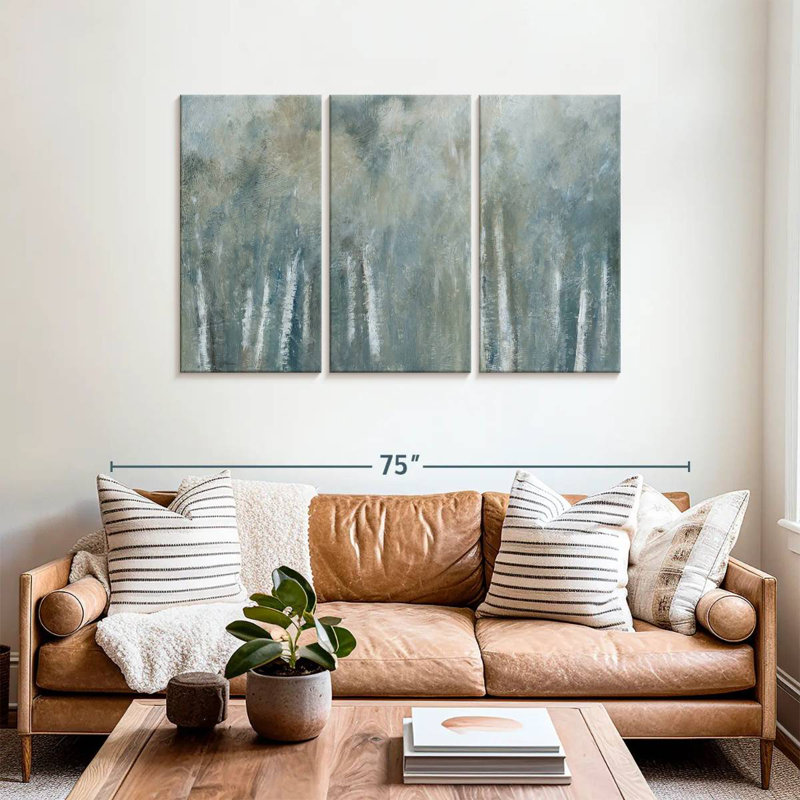 Avery Birch Solitude, 36" H x 57" W
