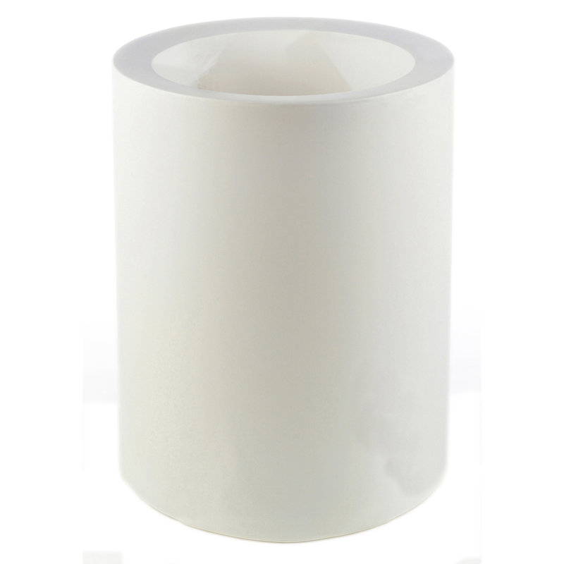 Cilindro Resin Pot Planter, Steel, 20" H x 19.75" W x 19.75" D