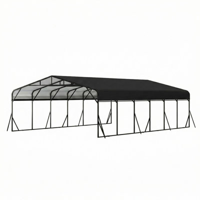 20X30 Ft. Galvanized Steel Carport Shelter