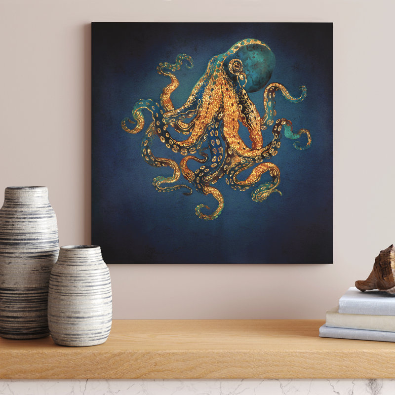 Underwater Dream IV by SpaceFrog Designs - Wrapped Canvas Print, 45.72 cm H x 45.72 cm W x 1.91 cm D