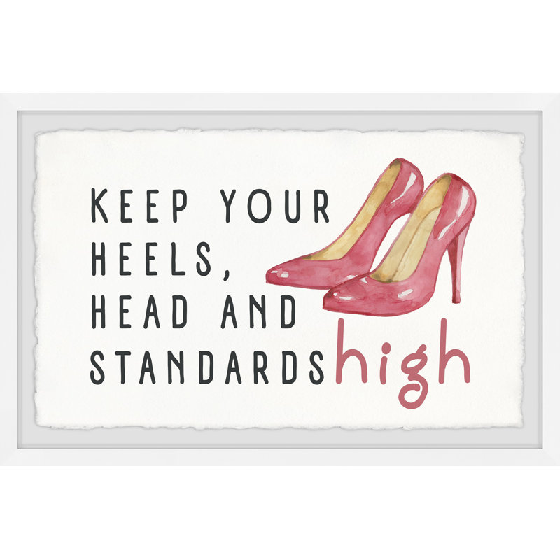 " Keep Your Heels High II ", 30" H x 45" W x 1.5" D