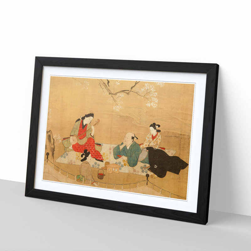 Single Picture Frame Painting, Black