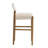 Lewis 28.5" Seat Height Rubberwood Bar Stools With Cushioned Seat-1141593759