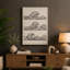 Flowing Waves Japandi 1 Piece Wrapped Canvas Wall Art-1285734432-1285734439