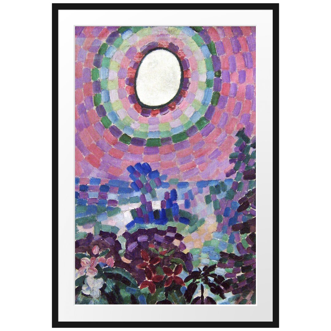 Gerahmter Kunstdruck Paysage Au Disque von Robert Delaunay