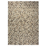 Zorzal Cowhide Chevron Area Rug
