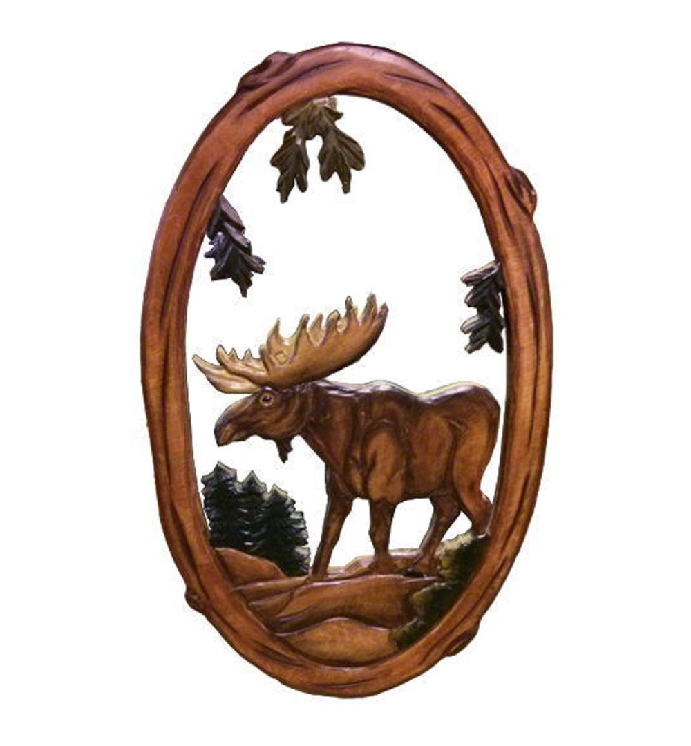 Leidesdorff Wood Flat Wall Mirror Millwood Pines