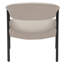 Chaise d'appoint moderne en similicuir et bois massif-731145265