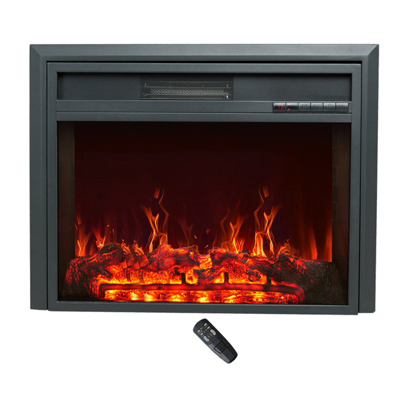 Ostergren Symple Stuff Electric Fireplace Insert with 6138 BTU, 55.37cm H x 71.12cm W x 17.02cm D