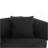 Round Arm Curved Sofa-Black-352870668