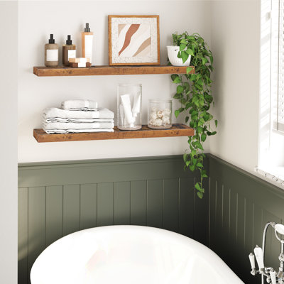 Kayleah 2 Piece Floating Shelf