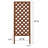76"H 100% Cedar Wood Lattice Panel Trellis-1527685190
