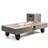 54 Inch Outdoor Gas Fire Pit, 50000Btu Patio Pit Table, Rectangular Heater, Stone Finish, Simple Installation, Low - Maintenance Burner Propane Heater With Cover, 50000Btu, Contemporary Design,