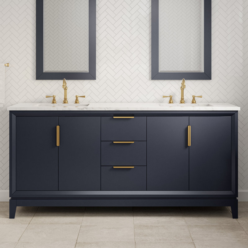 Elizabeth 72'' W Double Vanity, Monarch Blue