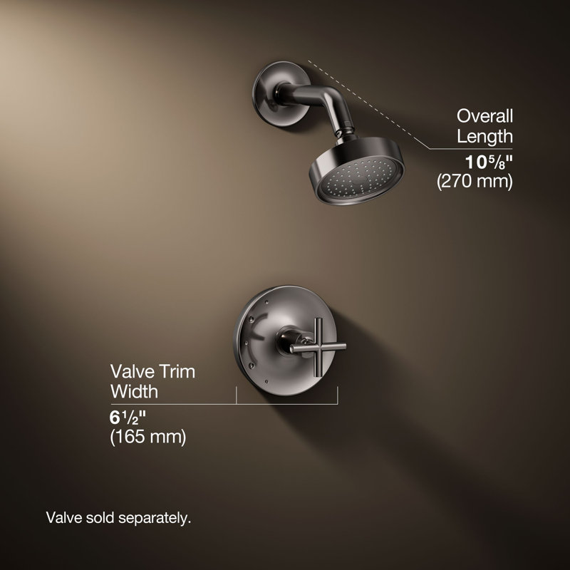 Purist® Rite Temp Shower Faucet, Vibrant Titanium