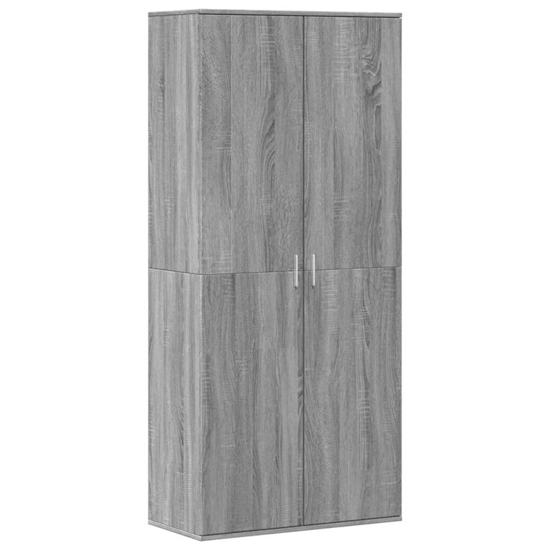 20 Pair Shoe Storage Cabinet, Grey Sonoma